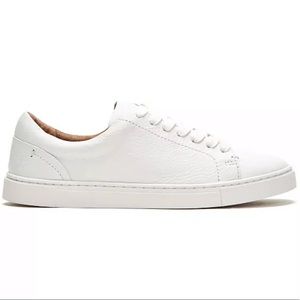 White Leather Frye Sneakers